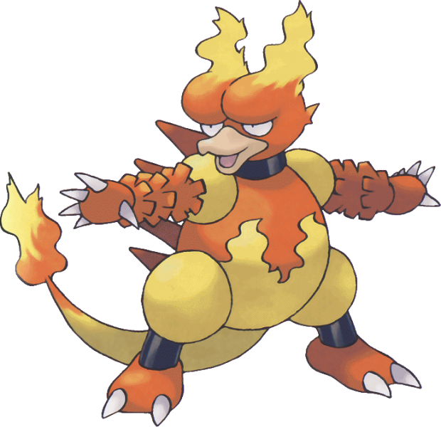 Magmar Pokemon Clipart (620x600), Png Download