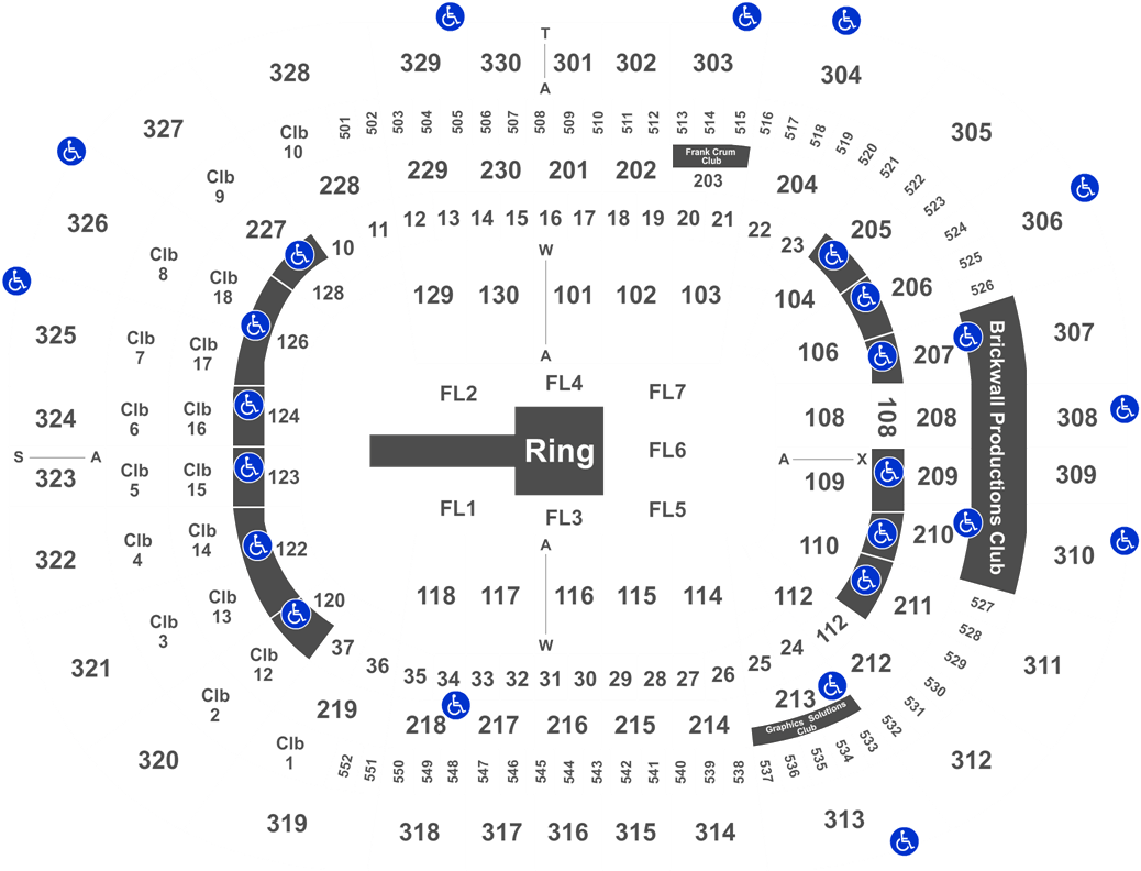 Event Info - Amalie Arena Section 102 Row E Seat 12 Clipart (1050x800), Png Download