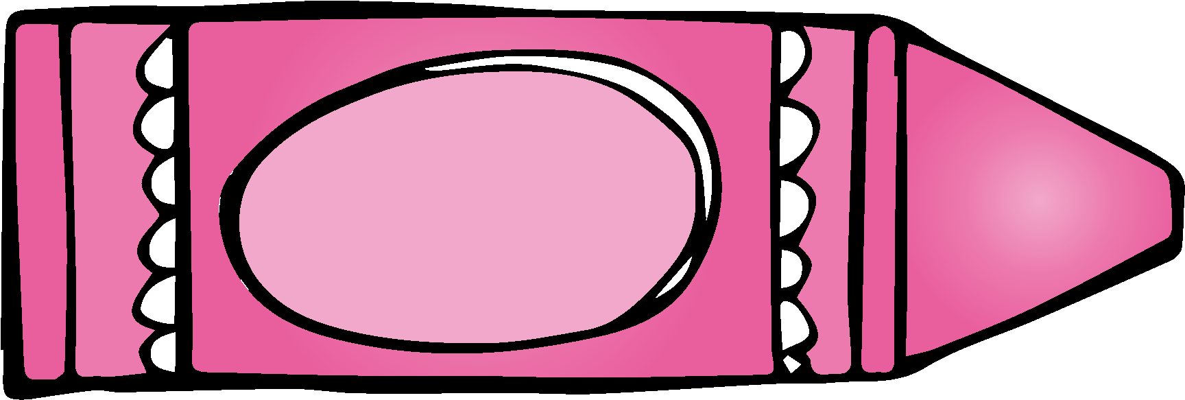 Great Pink Crayons Clipart, Explore Pictures - Pink Crayon Clip Art - Png Download (1867x692), Png Download