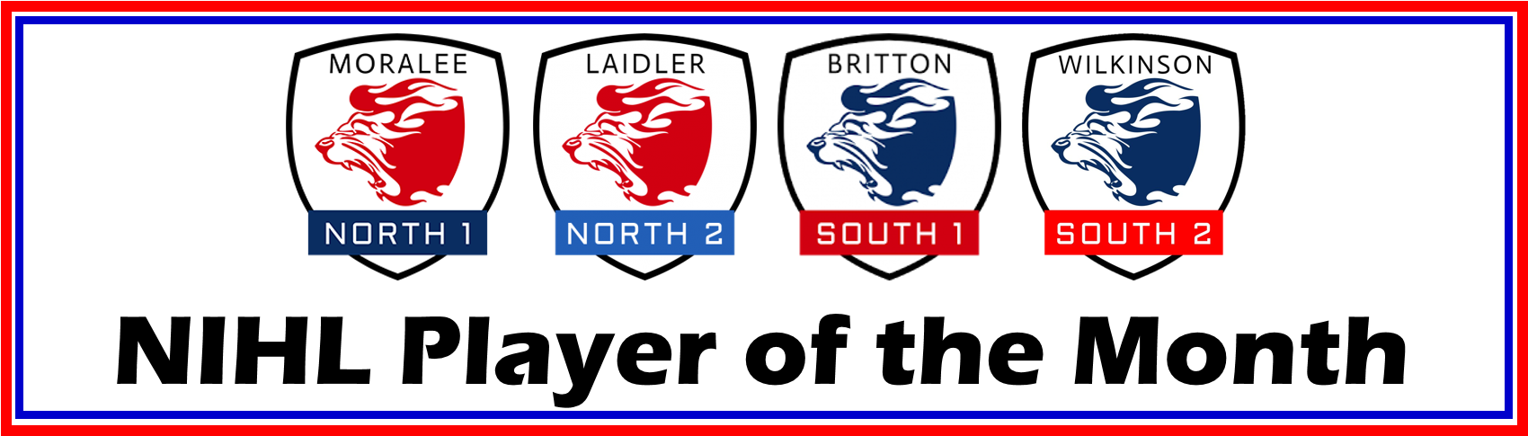 National League Announces Their February Players Of - English National Ice Hockey League Clipart (1699x522), Png Download