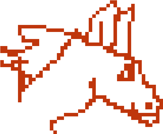 Ugly Donkey Horse Head - Orange Clipart (1200x1200), Png Download