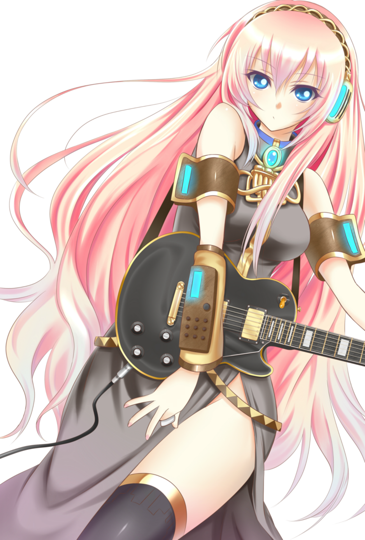 Luka Megurine Png - Megurine Luka Luka Clipart (735x1086), Png Download