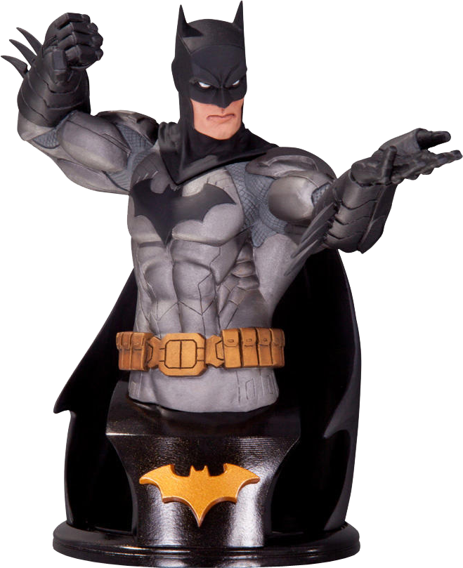 Batman 6" Mini Bust - Batman Jim Lee New 52 Clipart (659x809), Png Download