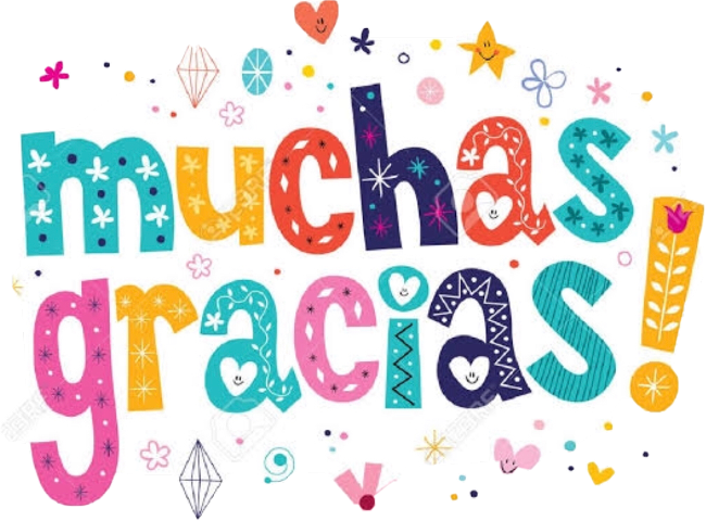 Muchas Gracias E Igualmente Clipart (650x480), Png Download
