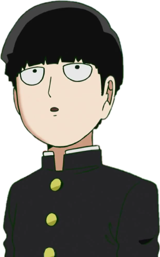 Mob Sticker - Mob Psycho 100 Mob Cosplay Clipart (513x826), Png Download