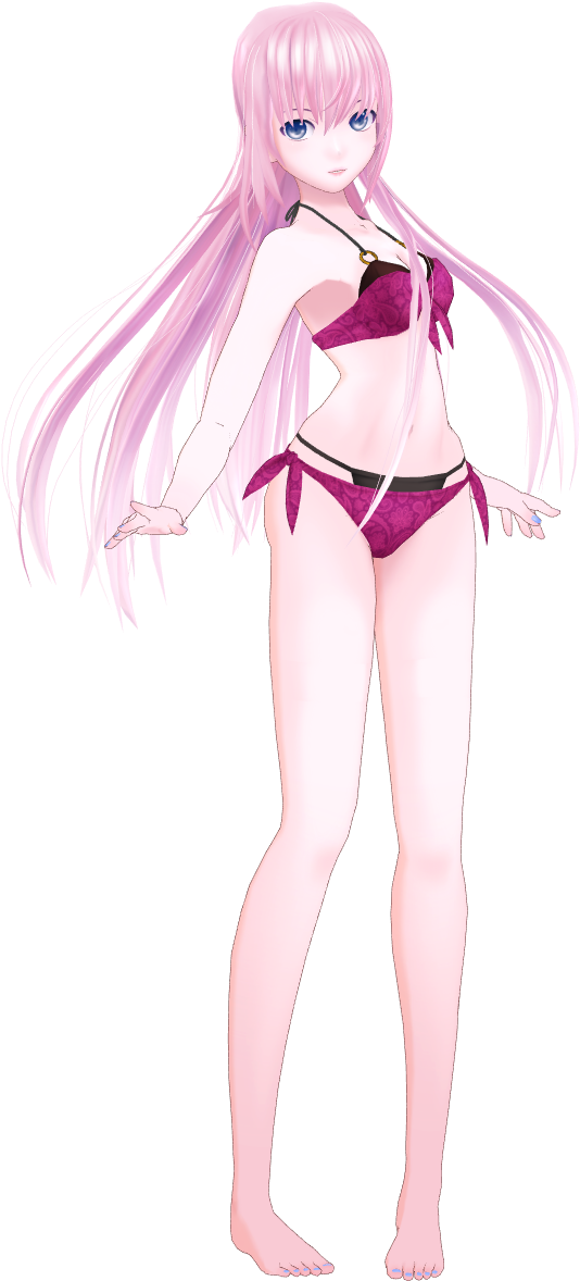 Kuuwanko Swimwear Luka V4x - Girl Clipart (563x1200), Png Download