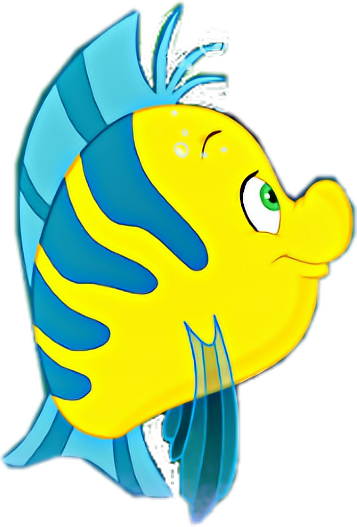 #flounder #littlemermaid #disney #thelittlemermaid Clipart (700x1032), Png Download