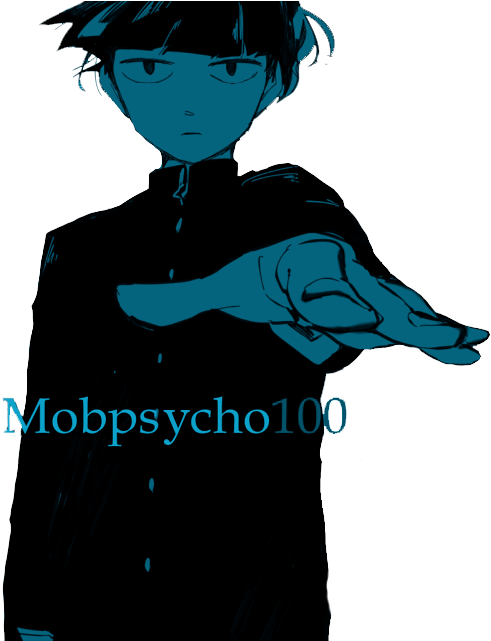 Author & Artist - Render De Mob Psycho 100 Clipart (619x640), Png Download