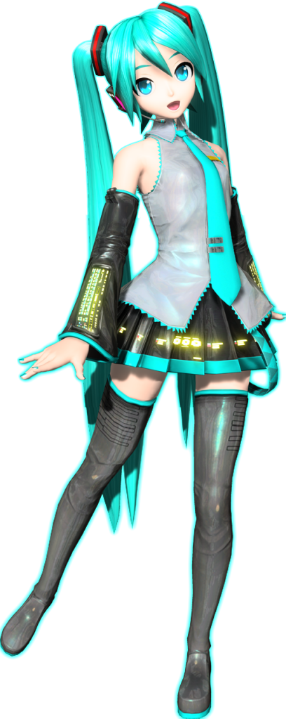 Mikuhatsune3drender - 39's Giving Day Project Diva Clipart (408x1023), Png Download