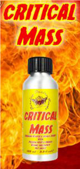Extremely Hot Sauce 'critical Mass' Carolina Reaper - Bottle Clipart (630x552), Png Download