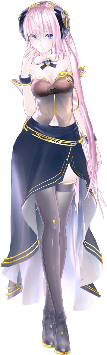 Rem Megurine Luka V4x Ver1 - Cosplay Clipart (399x1200), Png Download