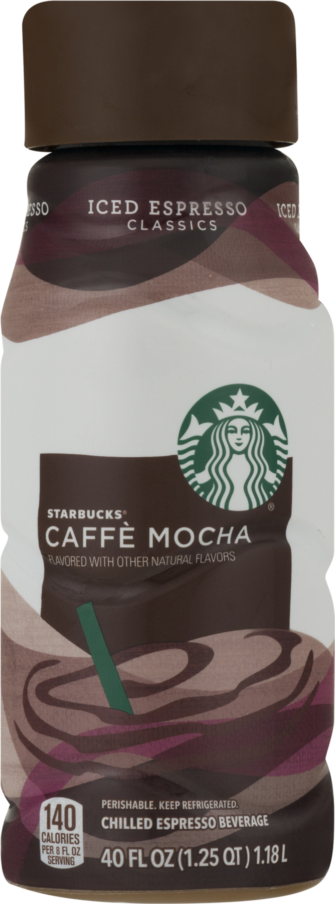 Starbucks Caffe Mocha Chilled Espresso Beverage, 40 - Starbucks New Logo 2011 Clipart (1800x1800), Png Download