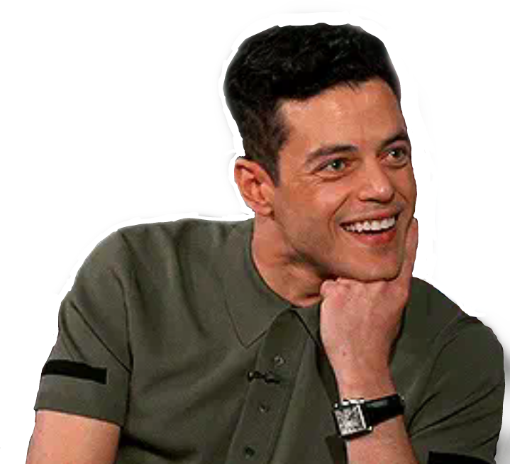 Ramimalek Sticker - Man Clipart (719x654), Png Download