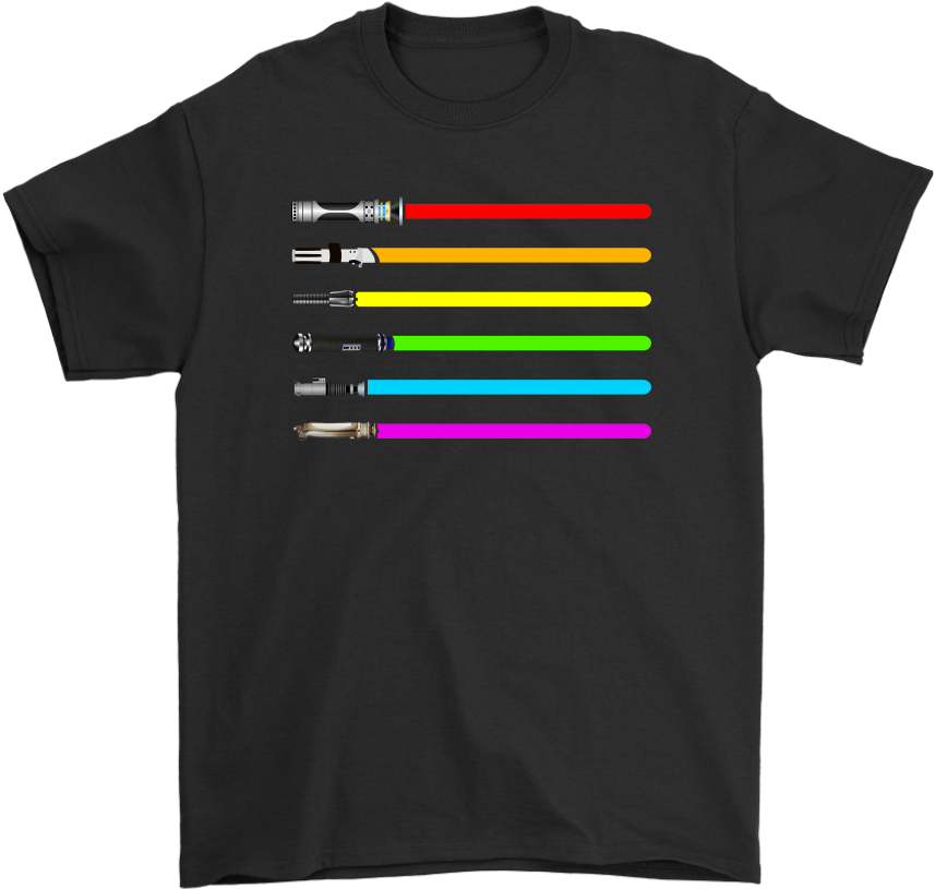 Star Wars Lightsaber Lgbt Shirt - Strength And Honor Horde Clipart (1024x1024), Png Download