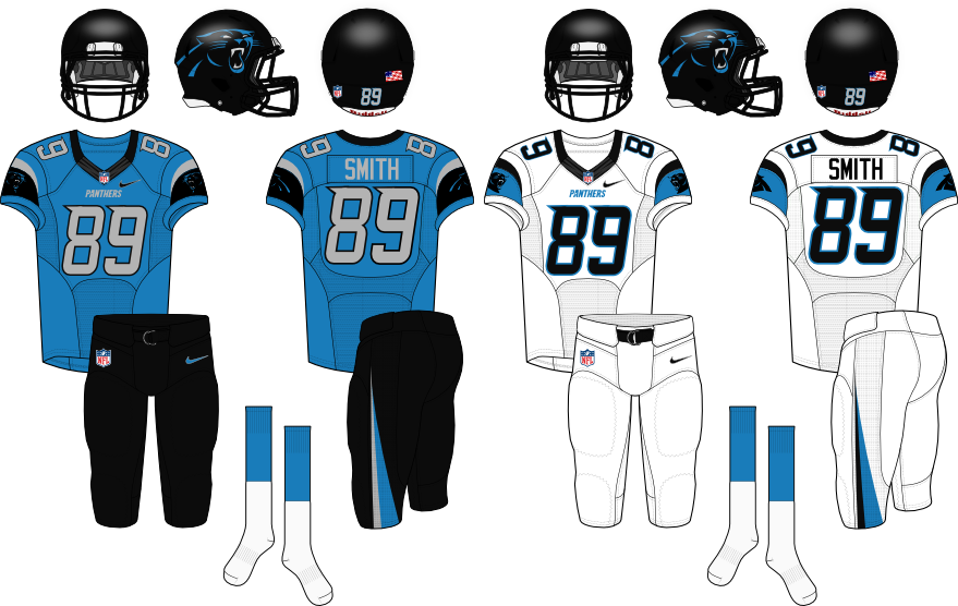 Carolina Panthers Concept Logo - Face Mask Clipart (879x556), Png Download