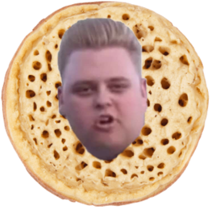 Audileyeti Followed - Raw Crumpets Clipart (787x786), Png Download