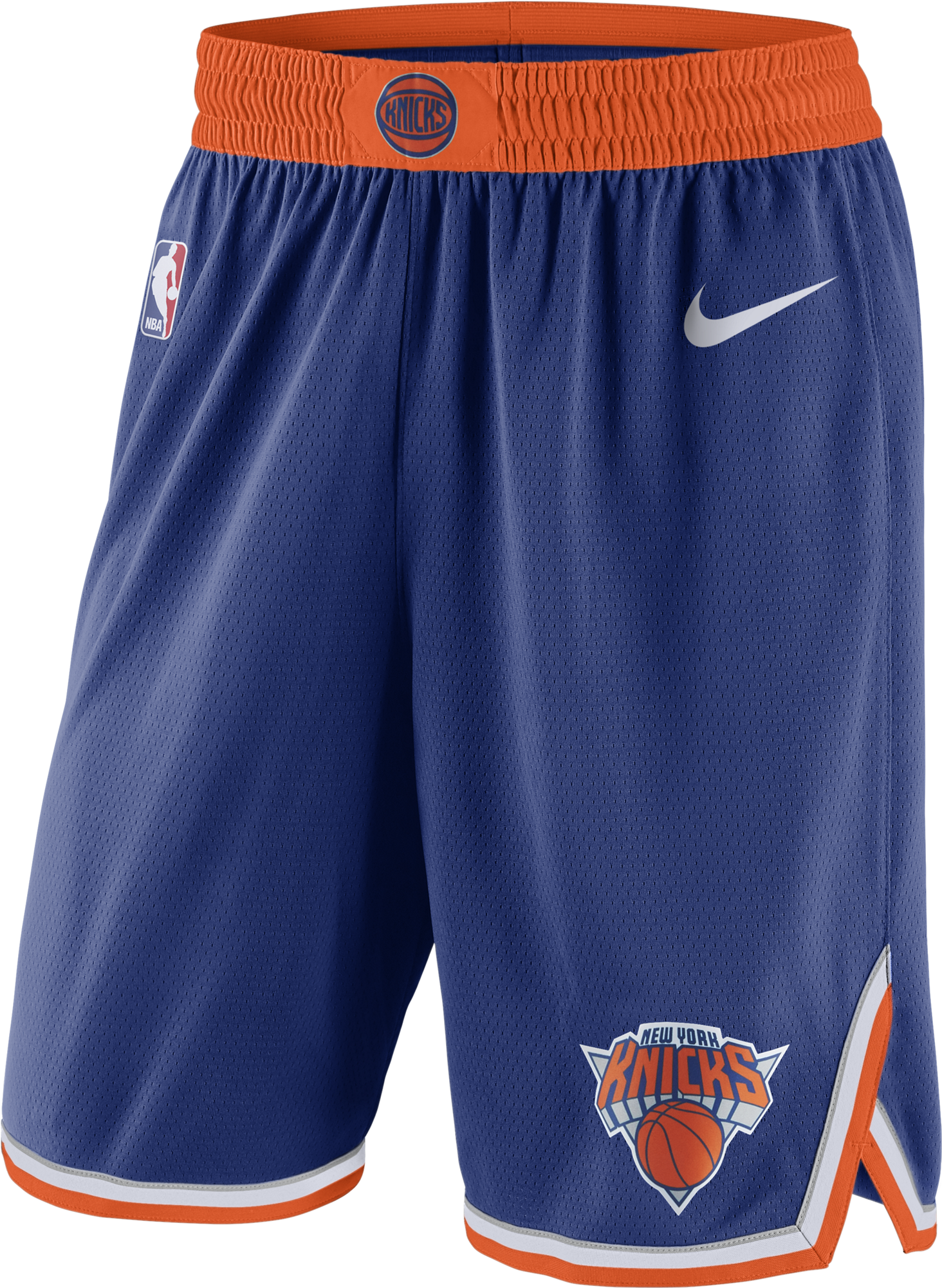 Nike Nba New York Knicks Swingman Shorts Road - Nike New York Knicks Jersey Clipart (2000x2000), Png Download