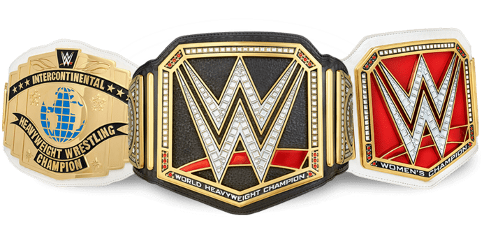 Wwe Championship Wwe Championship Title Belts Wweshopcom - Wwe Belts Clipart (750x423), Png Download