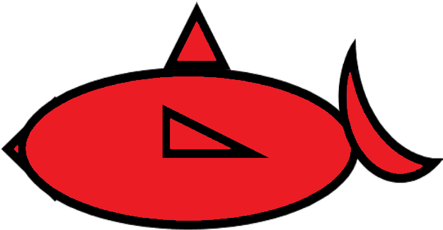 Redfish - Emblem Clipart (696x564), Png Download