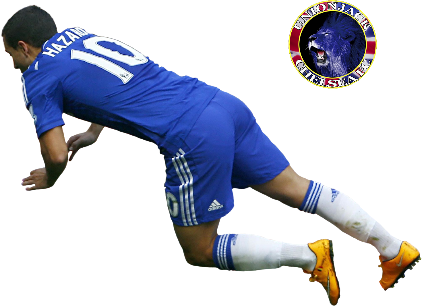 Eden-hazard Chelsea 2 - Football Player Clipart (1508x1110), Png Download