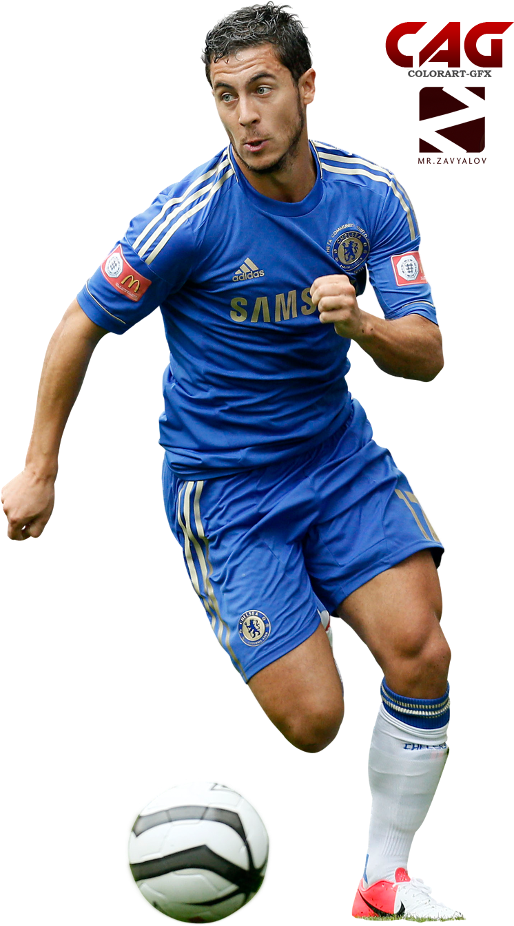 Eden Hazard Clipart (900x1350), Png Download