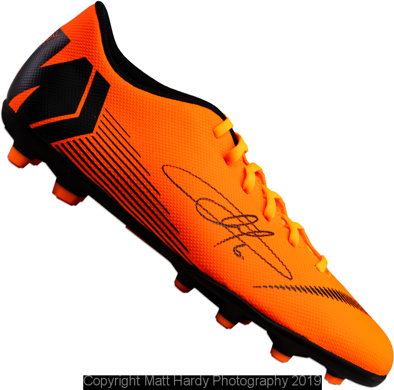 Eden Hazard Signed Boot Matt Hardy Photography - Nike Mercurial Vapor Clipart (870x890), Png Download