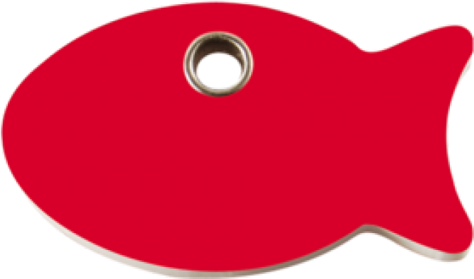 Red Fish Pet Tag - Fish Clipart (1200x1200), Png Download