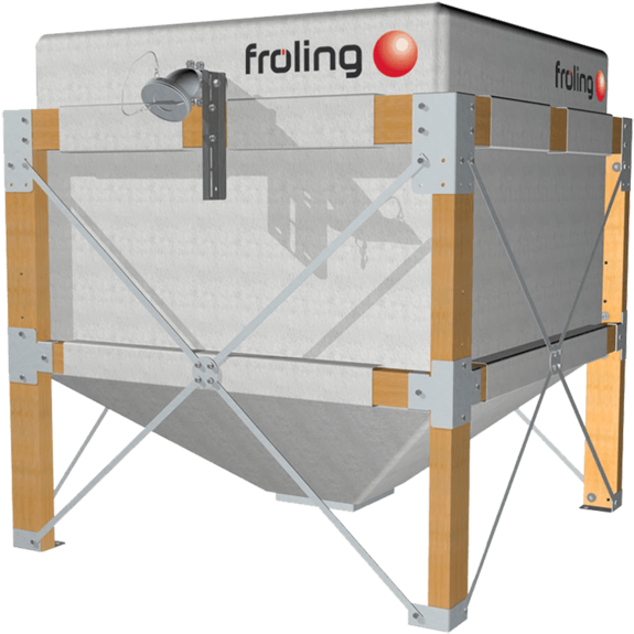 The Bag Silo System Is A Flexible, Simple Way Of Storing - Froling Clipart (593x600), Png Download