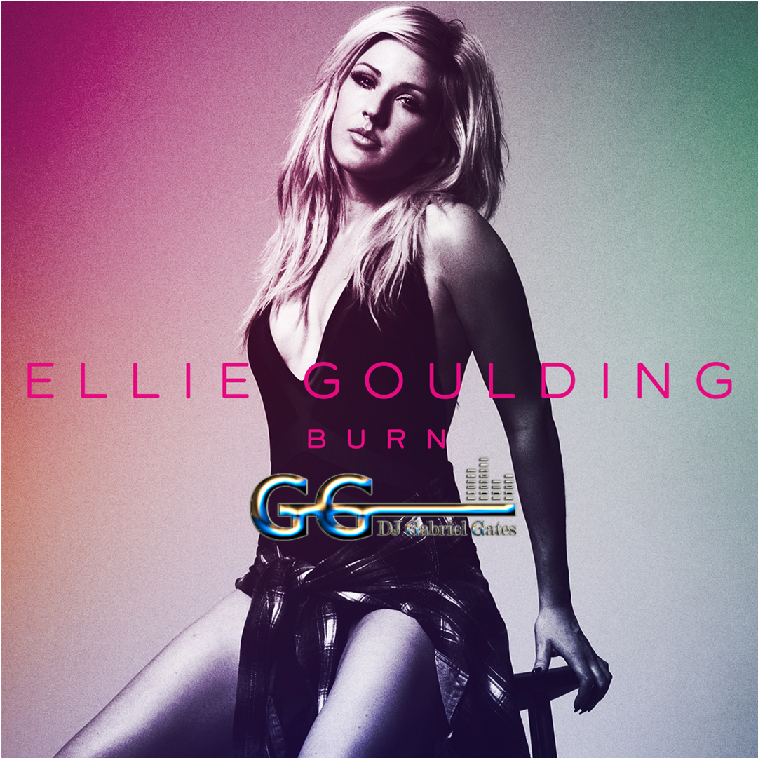 Ellie Goulding Burn Single Clipart (1920x1080), Png Download