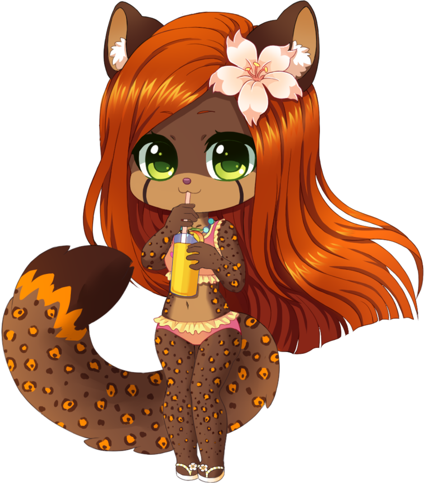 Cute Crazywidow Info - Картинки Аниме Оцелот Clipart (837x954), Png Download