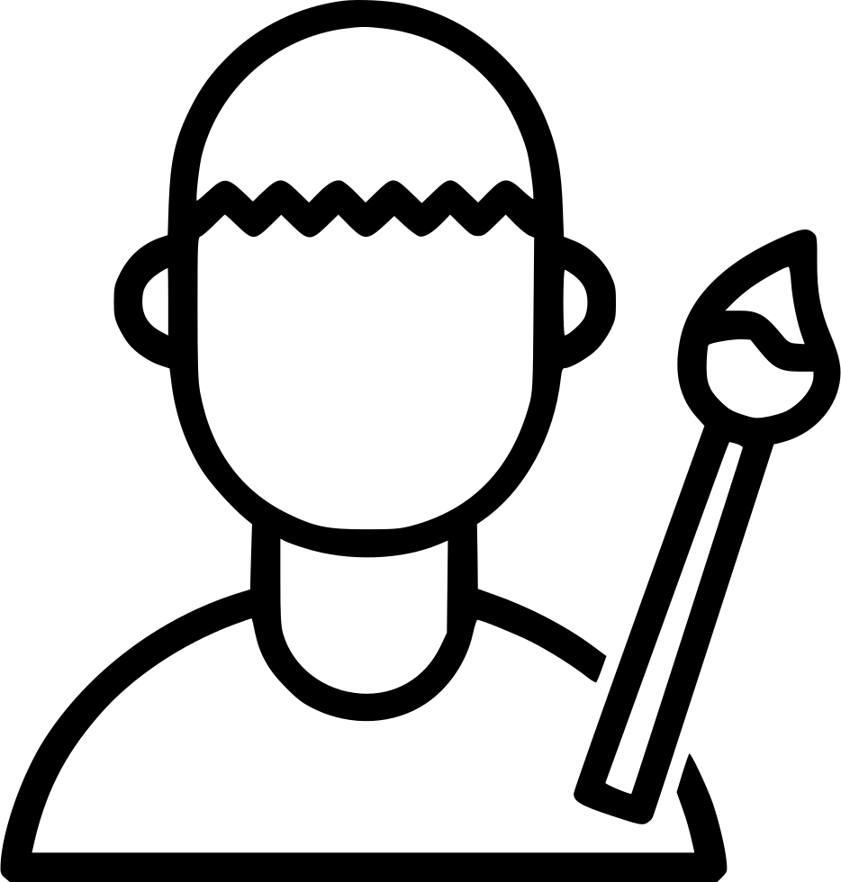 Painter Painting Paint Art Clipart (934x980), Png Download