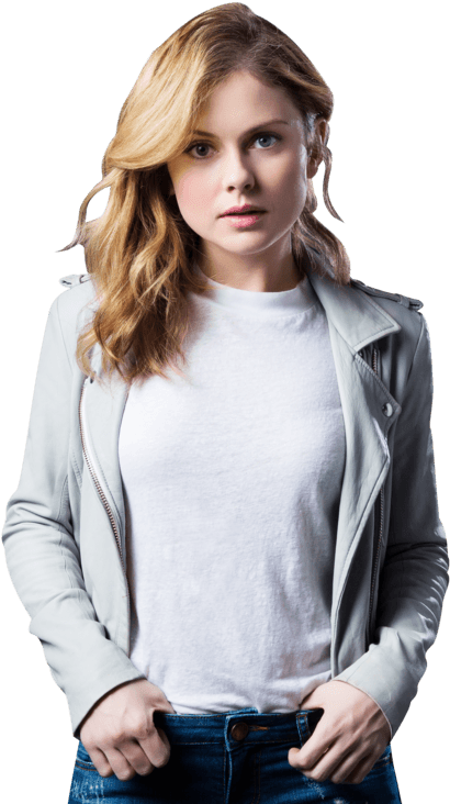 Hanna) I Pace In The Forest, Half Of My Form Shimmering - Rose Mciver Model Clipart (490x736), Png Download