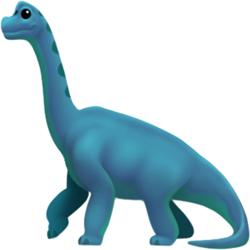 #dinosauremoji Https - //www - Apple - Reveals New - Sauropod Emoji Clipart (571x571), Png Download