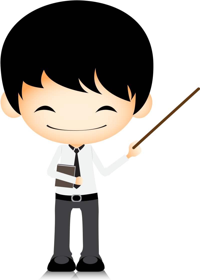 Cartoon Education Male Transprent Png Free Download - Cute Boy Cartoon Png Clipart (1001x1600), Png Download
