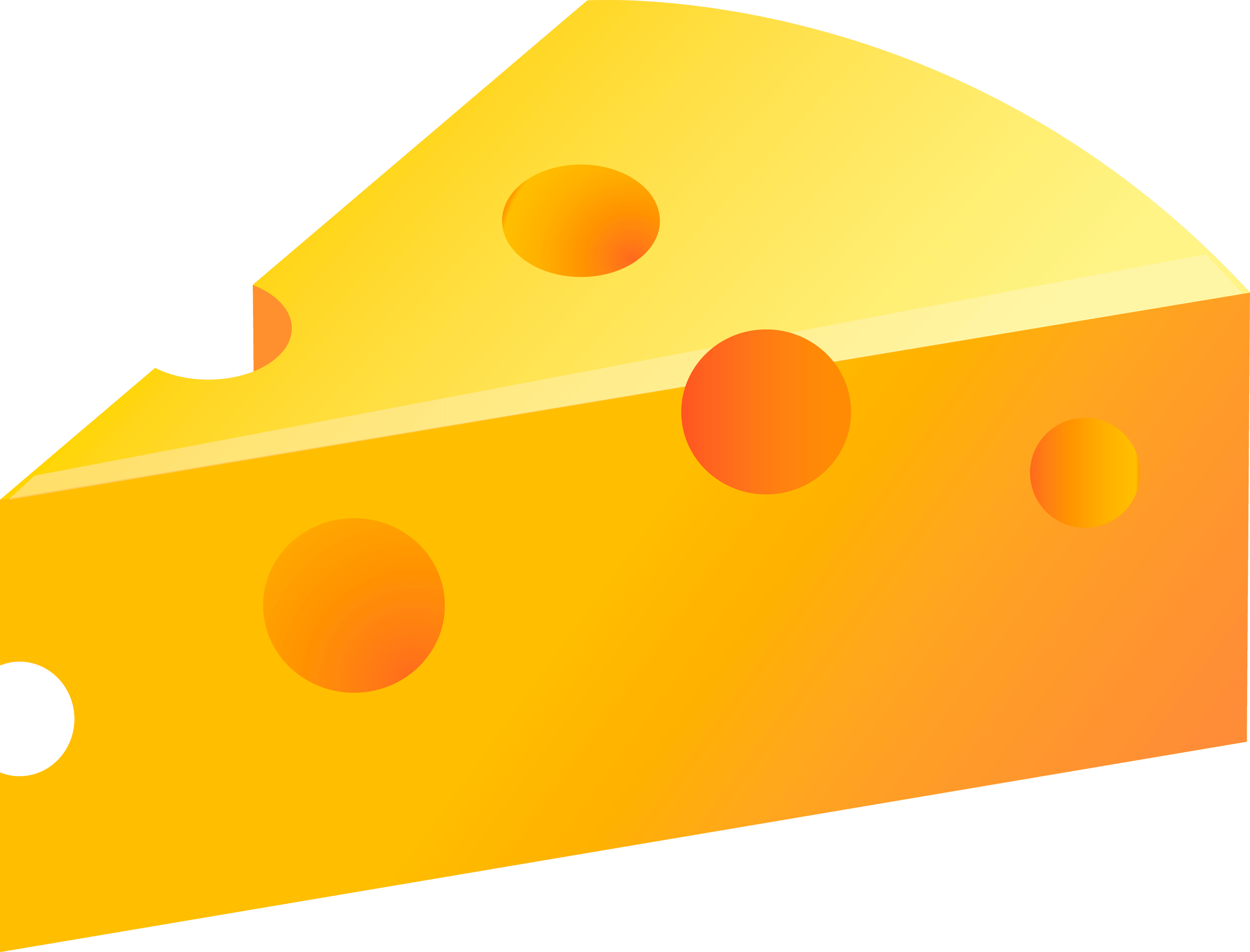 Transparent Background Cheese Clipart - Png Download (3000x2285), Png Download