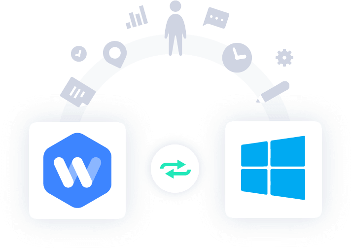 Microsoft Sync - Circle Clipart (746x519), Png Download