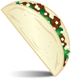 Single Taco Emoji - Ring Clipart (600x600), Png Download