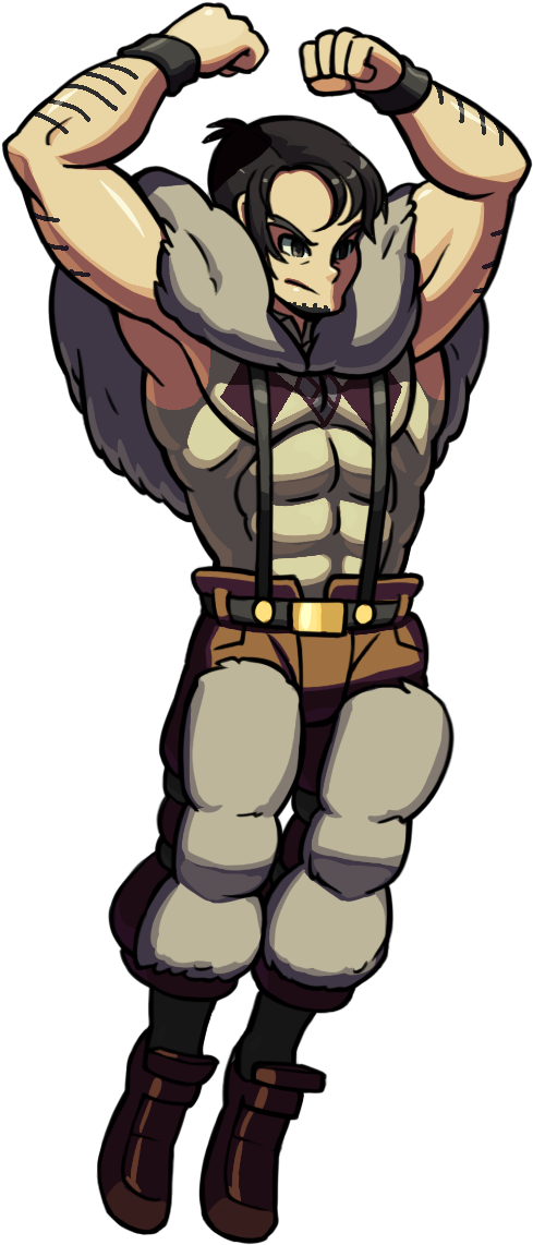 Skullgirls Sprite Of The Day - Cartoon Clipart (489x1142), Png Download