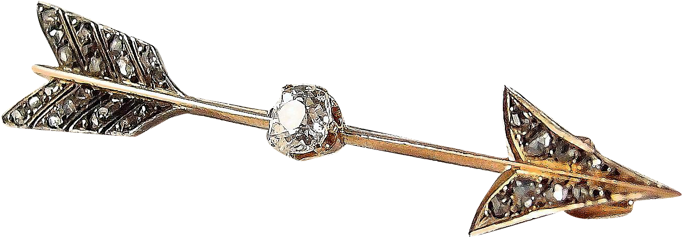 Circa 1890s Splendid 18k Solid Rose Gold And Silver - Body Jewelry Clipart (1328x1328), Png Download