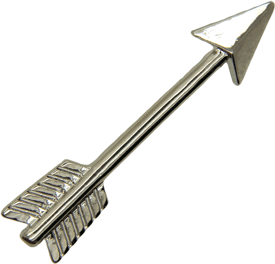 Arrow Pin 3d, Silver - Metalworking Hand Tool Clipart (600x600), Png Download