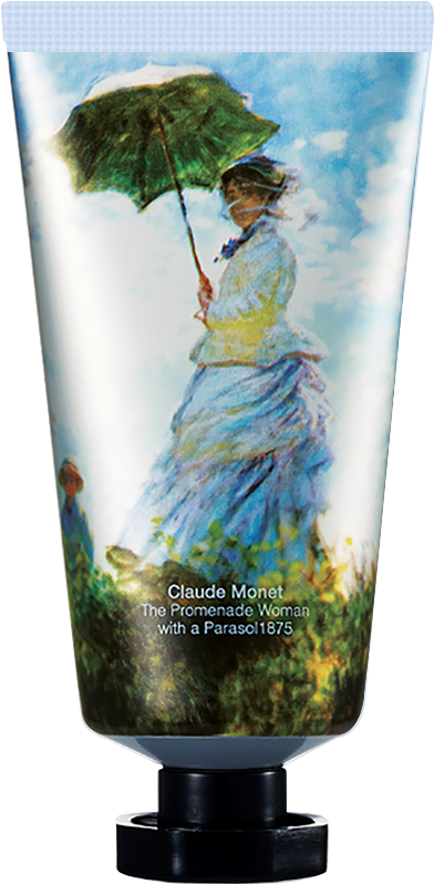 Claude Monet Kobieta Z Parasolem Clipart (700x933), Png Download