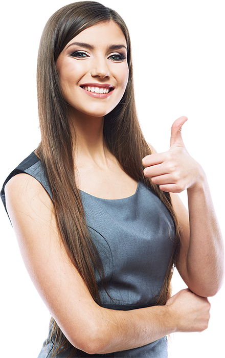 Corp Woman 700 - Study Visa Girl Png Clipart (440x700), Png Download