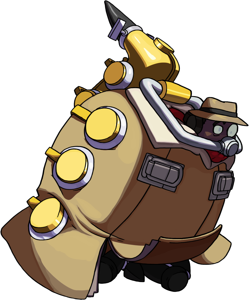 The Skullgirls Sprite Of The Day Is - Cartoon Clipart (1076x1290), Png Download