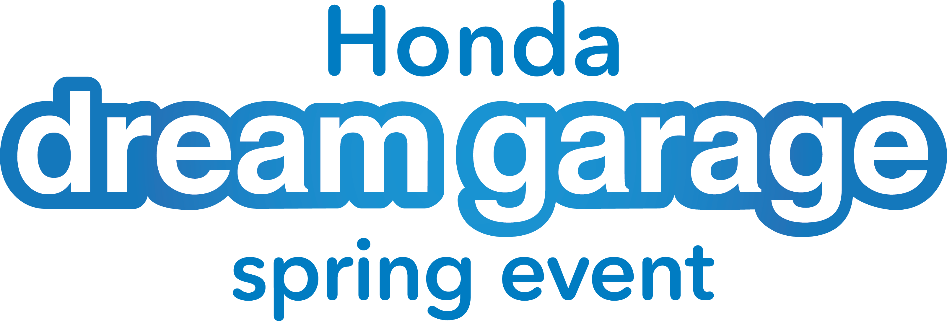 Honda Dream Garage Spring Event Logo - Honda Dream Garage Event 2019 Clipart (3206x1087), Png Download