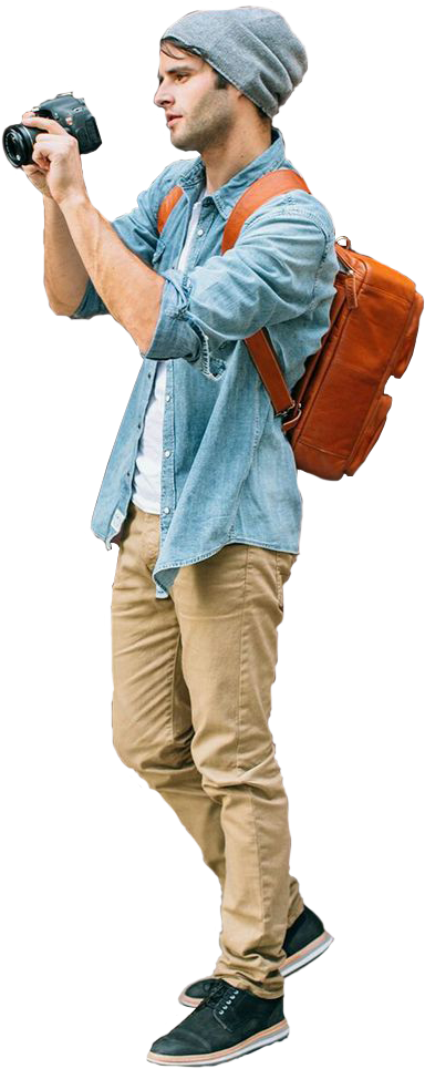 Cutout Boy Photo Shouting Style Outfits, Boy Outfits, - Png People Cut Out Clipart (564x1103), Png Download