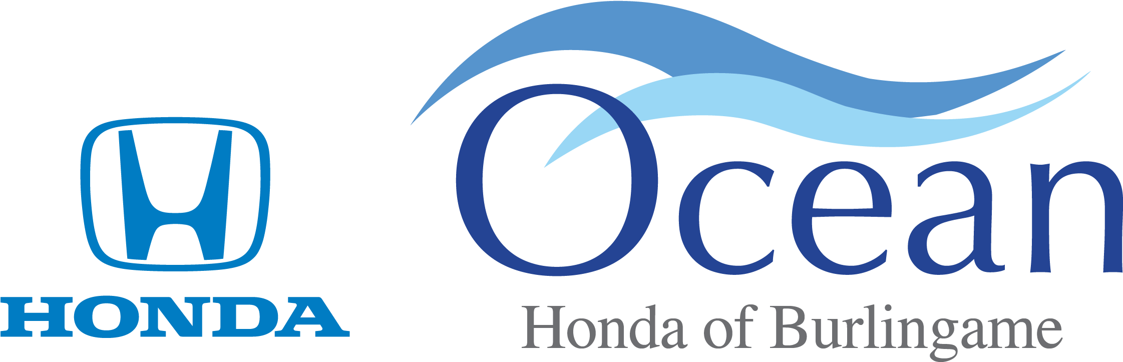 Ocean Honda Of Burlingame Clipart (2242x749), Png Download