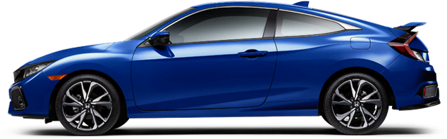 Civic Si Coupe - 2018 Honda Civic Coupe Sport Clipart (640x480), Png Download