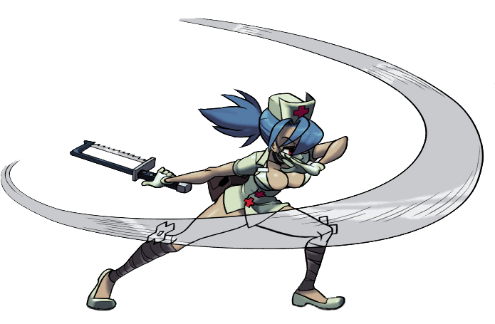 But Her Character Trailer Should Be Available Shortly - Valentine Skullgirls Sprite Sheet Clipart (740x454), Png Download