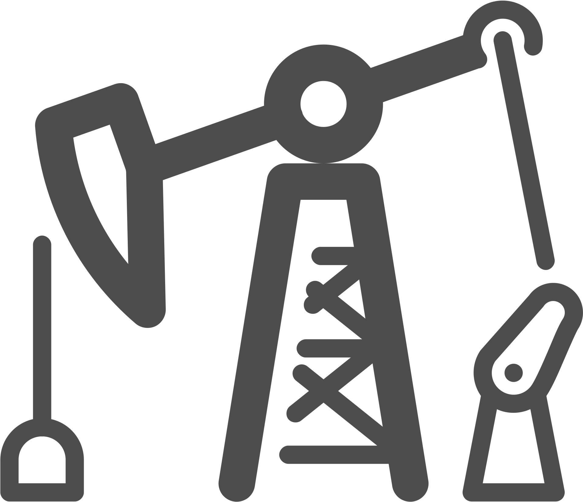 Oil Clipart Svg - Sucker Rod Pump Clipart - Png Download (1917x1653), Png Download
