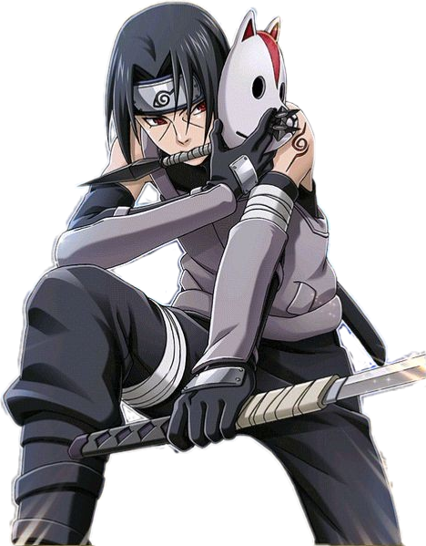 #naruto #shippuden #itachi #uchiha #clan #akatsuki - Itachi Anbu Card Clipart (468x599), Png Download